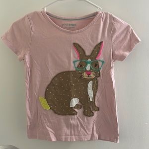 Mini boden bunny shirt size 8